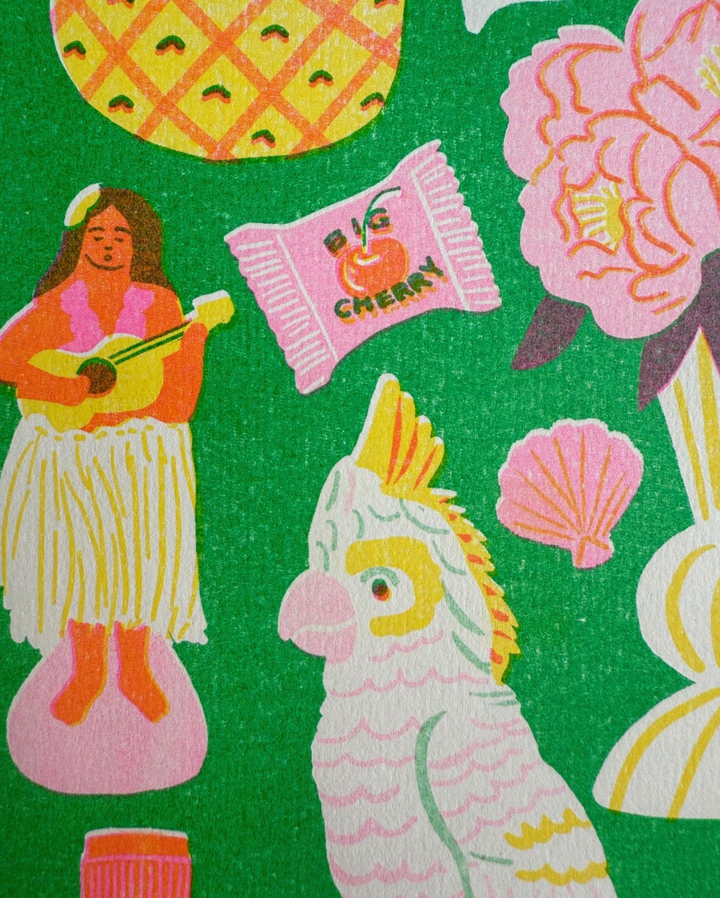 Tropical Riso Print