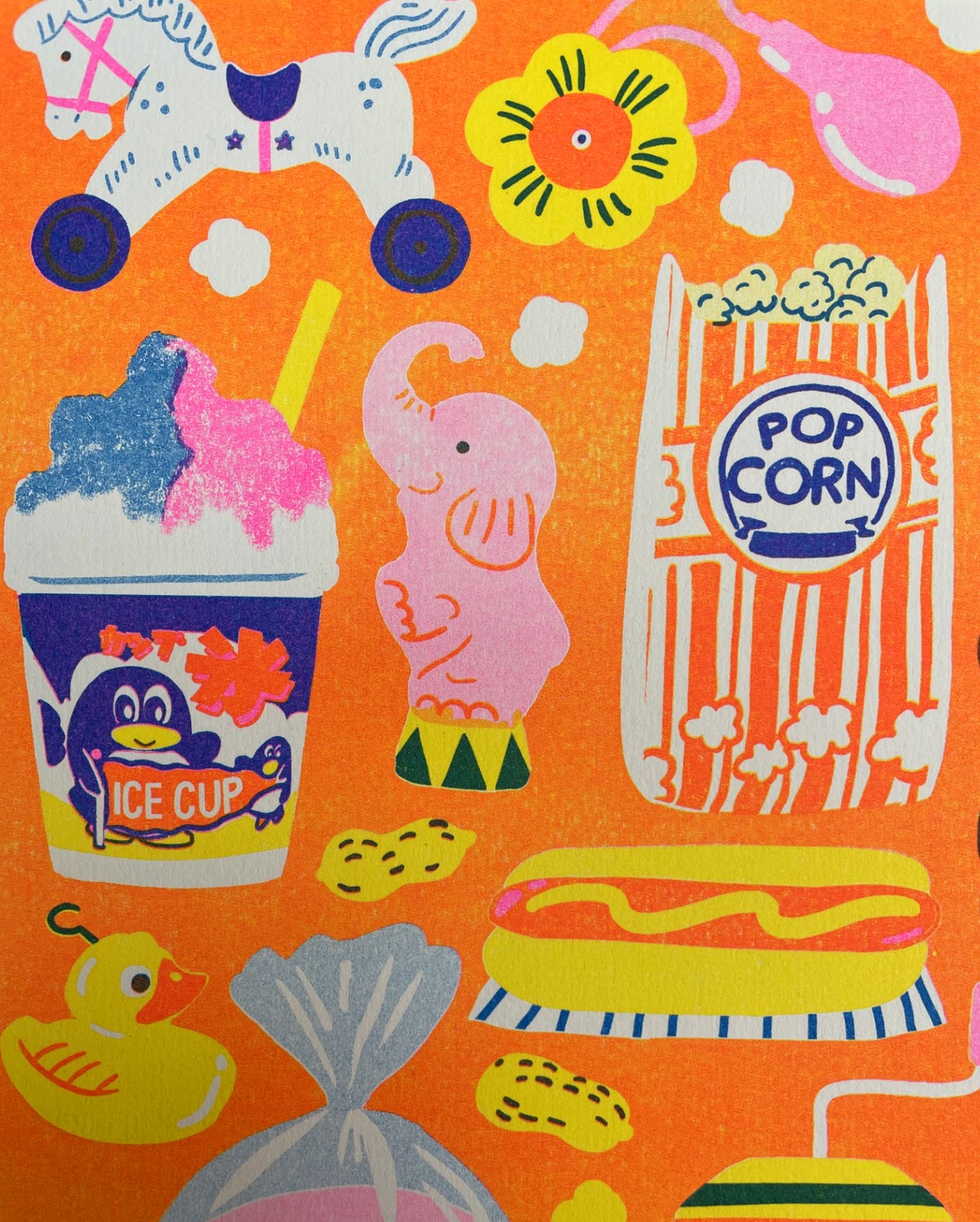 Funfair Riso Print