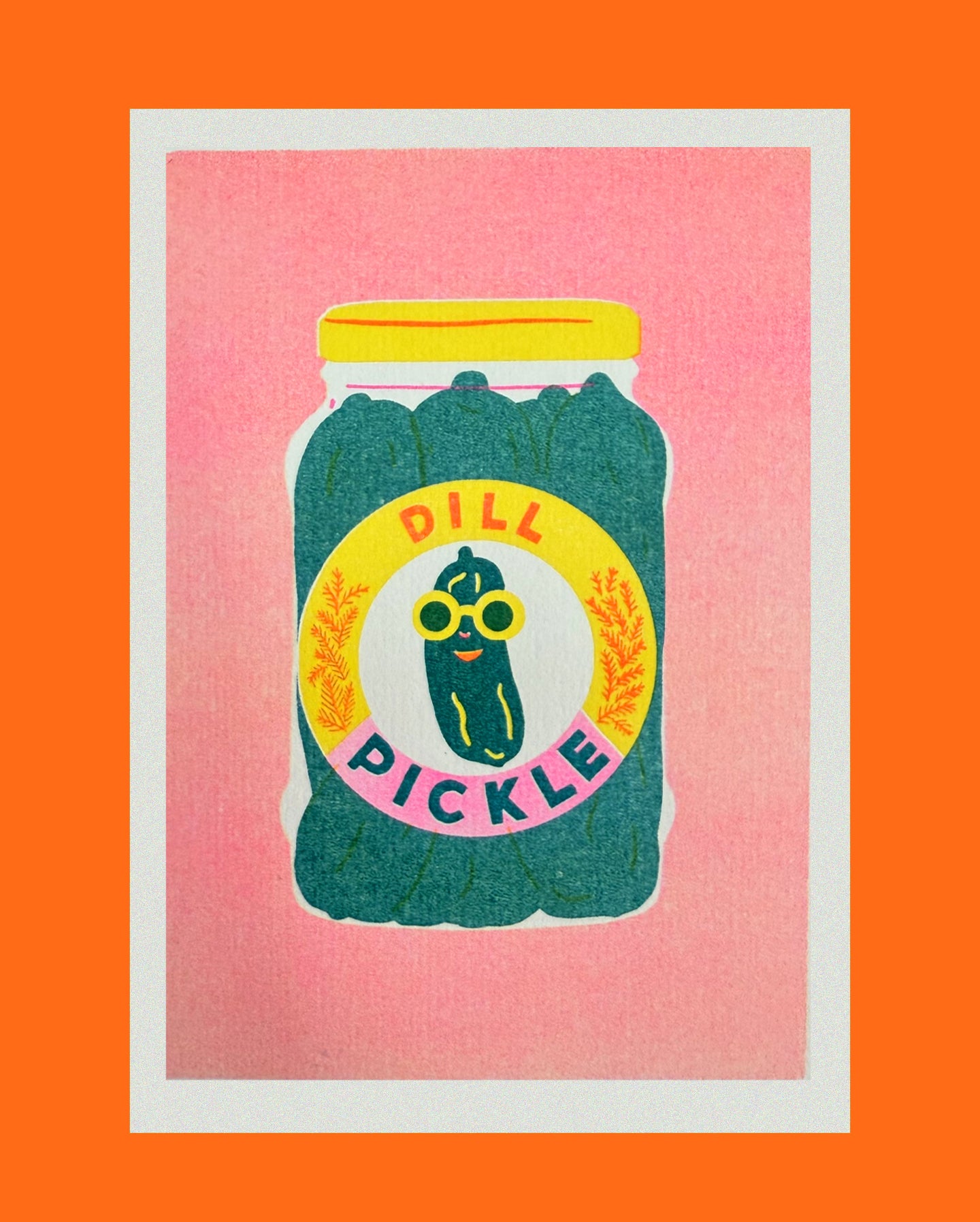 Pickle Riso Postcard