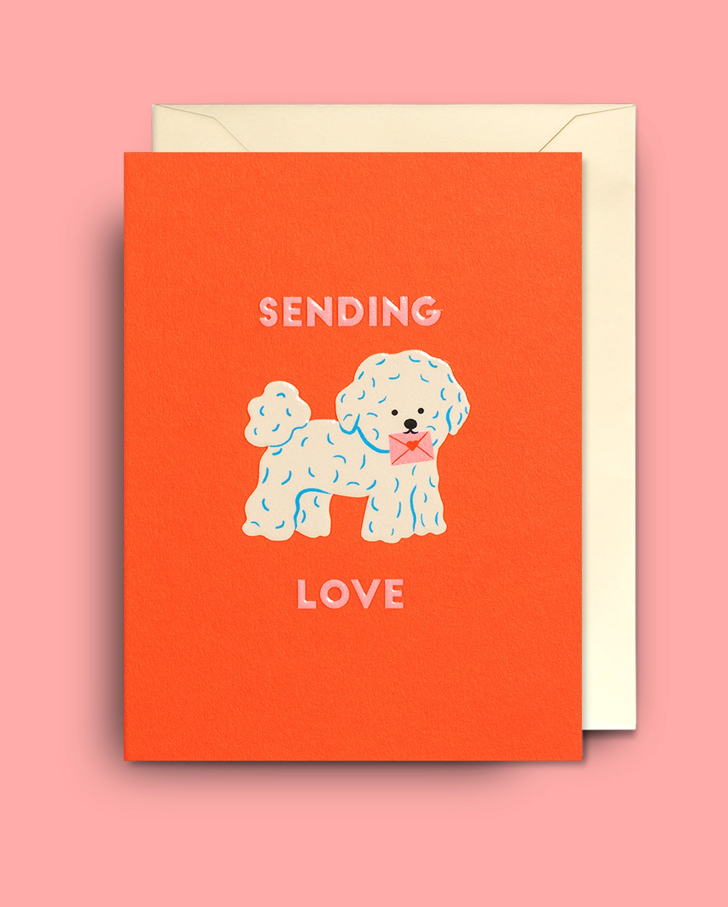 Fluffy Dog Mini Card