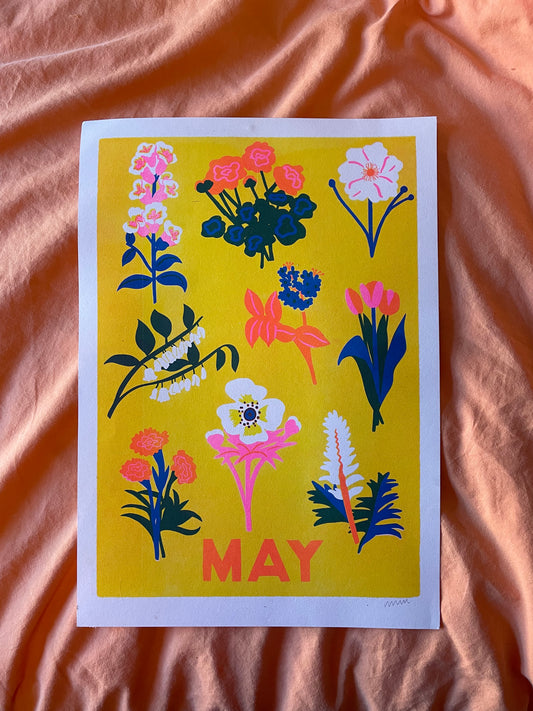 May flowers print ( reduced)