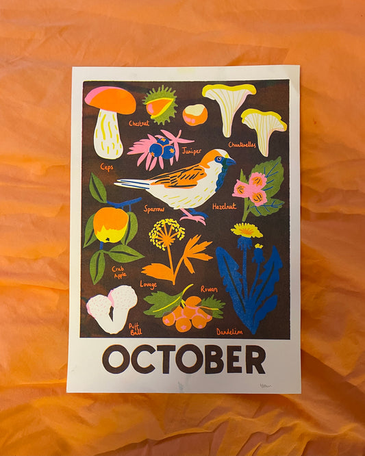 October foraging print (reduced )