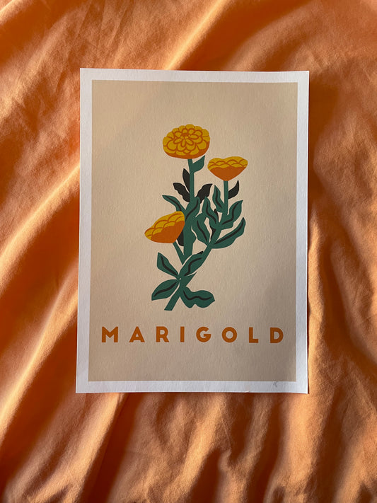 Marigold print