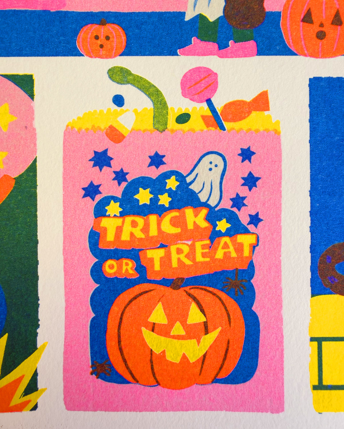 Trick or Treat Riso Print