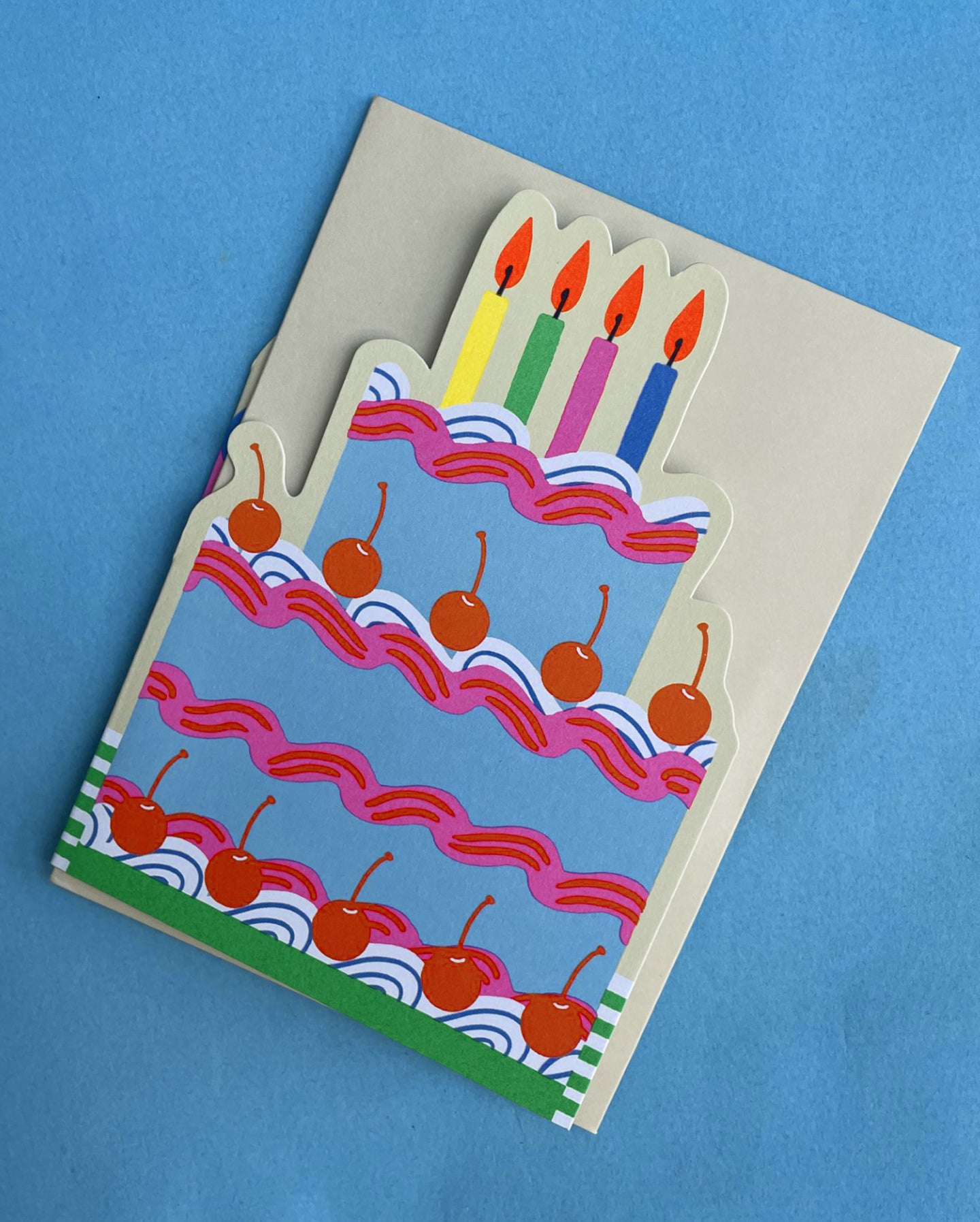 Cake and Jelly Concertina Card