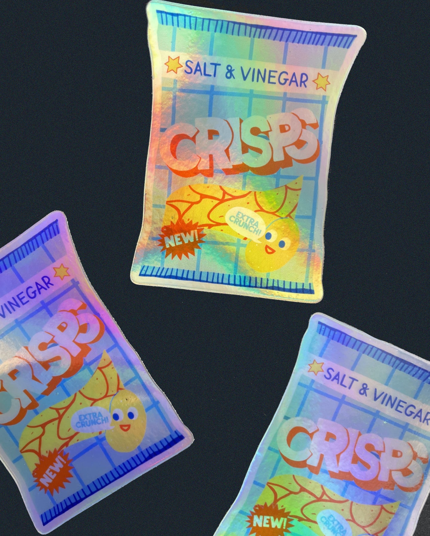 Crisp Holographic Sticker