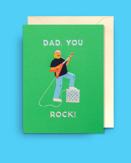 Dad, You Rock! Mini Card