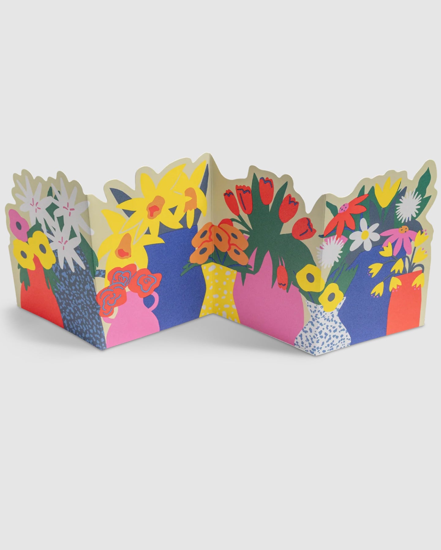 Flowers Concertina Card