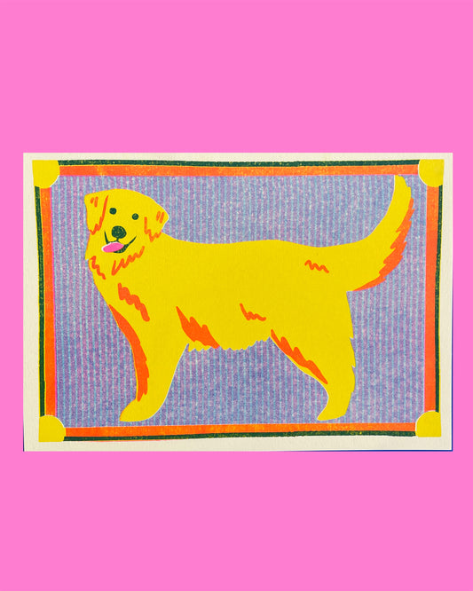 Golden Retriever Mini Print