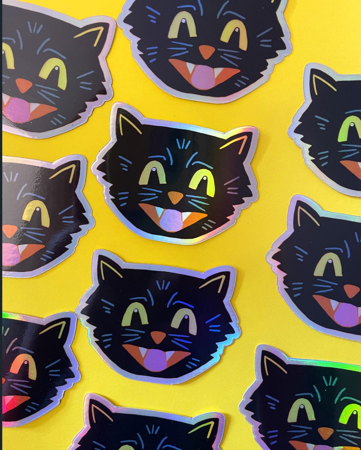 Black Cat Sticker