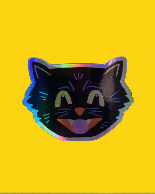 Black Cat Sticker