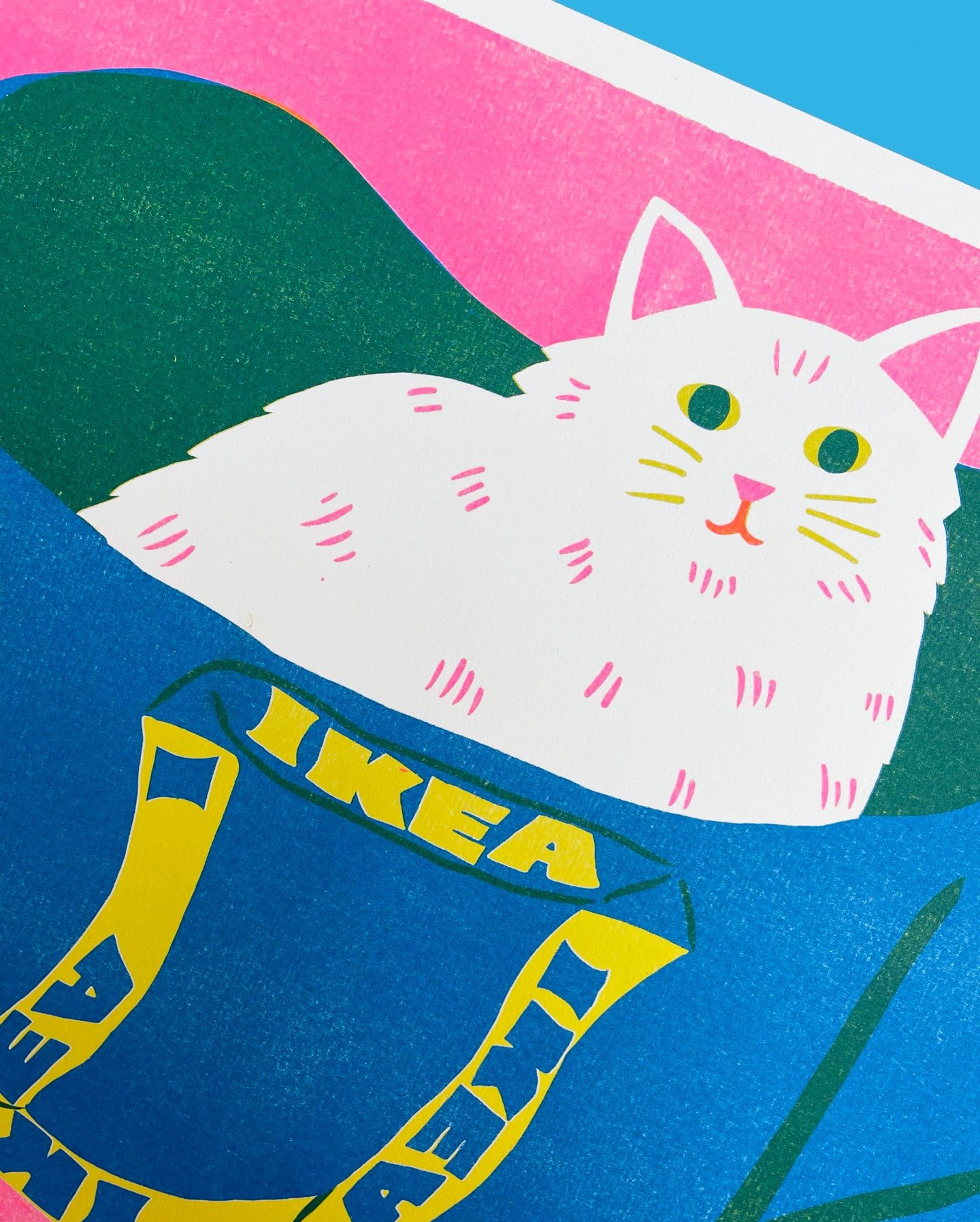 Ikea Bag Cat Print