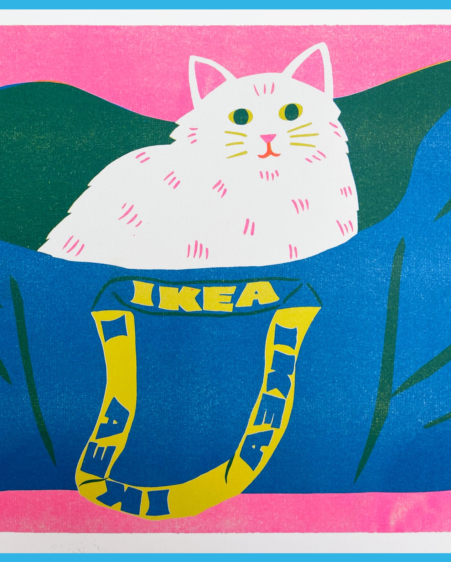 Ikea Bag Cat Print