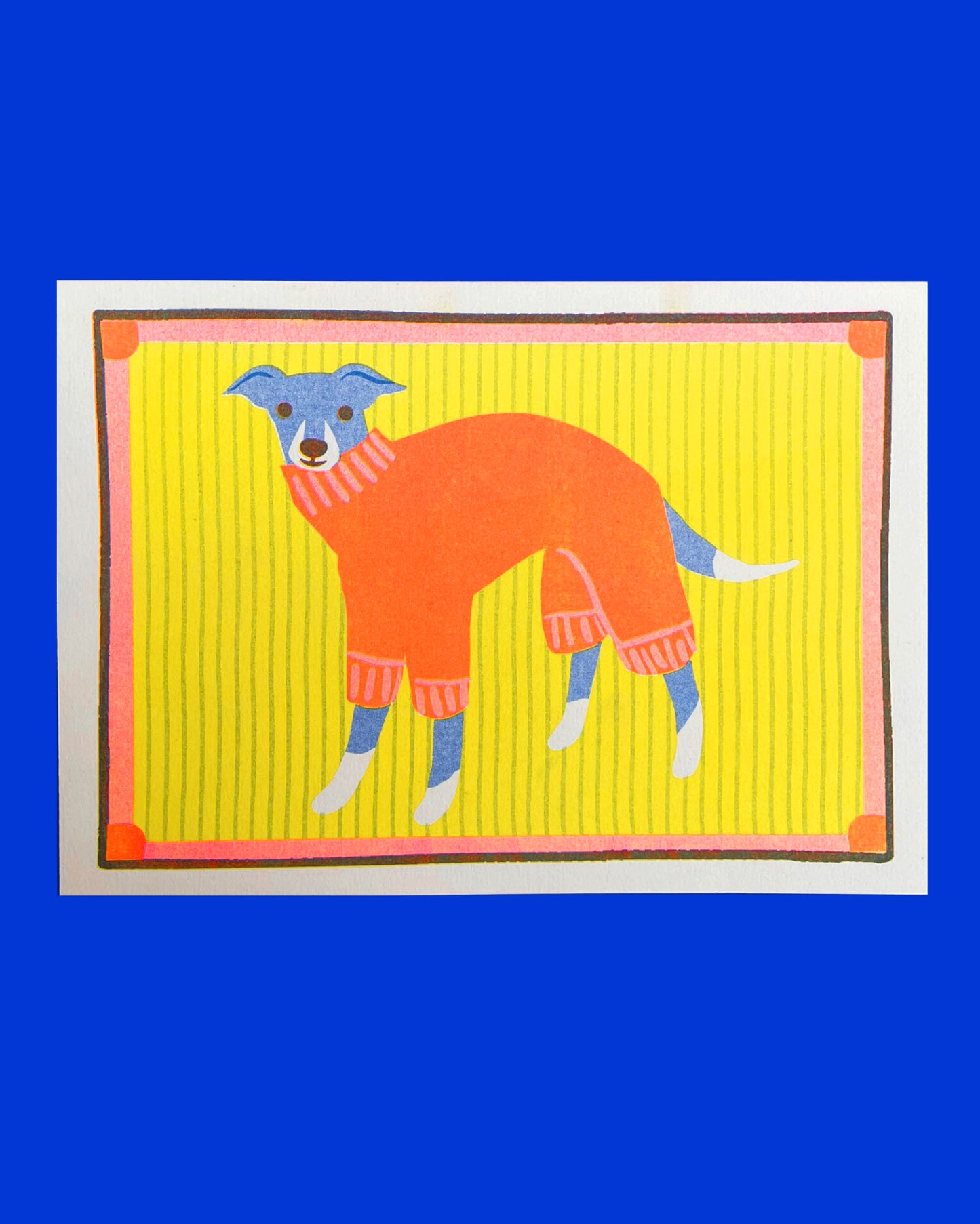 Italian Greyhound Mini Print