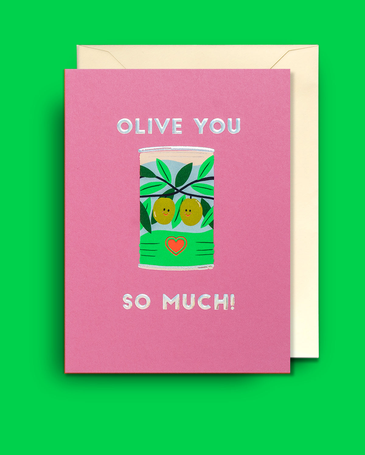 Olive You So Much Mini Card