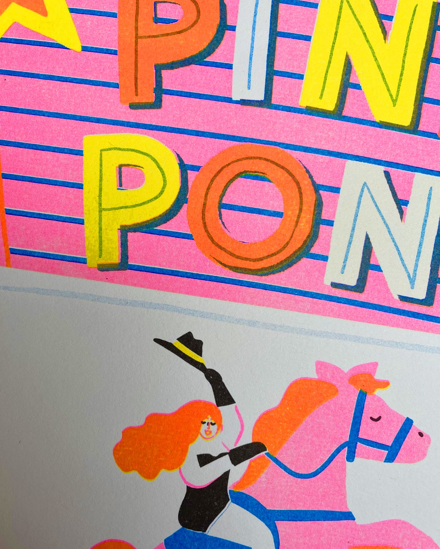 Pink Pony Club Riso Print