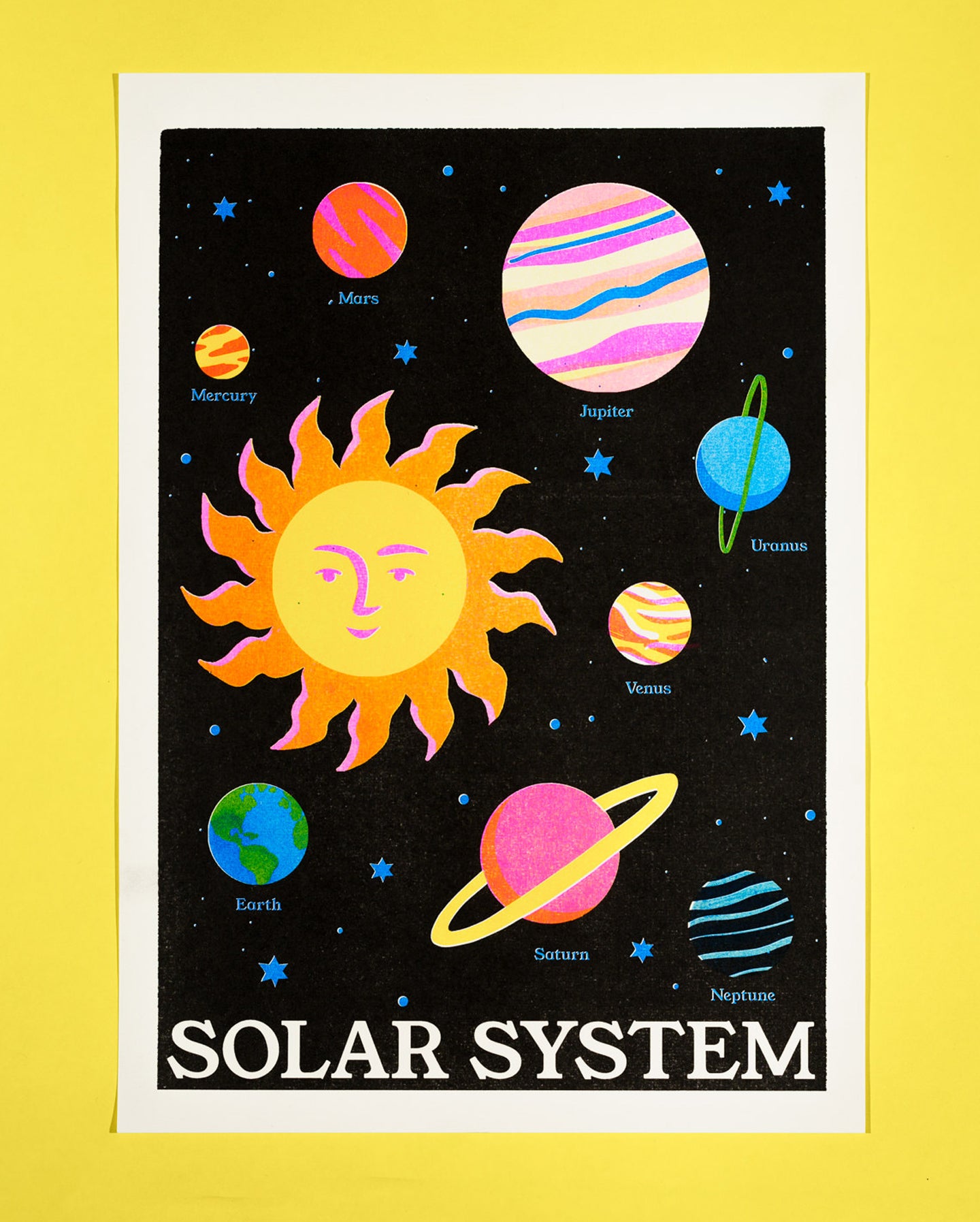 Solar System Risograph