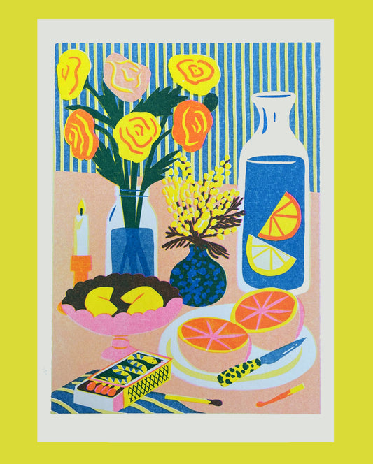 Still Life 1 Riso Print