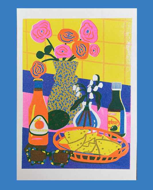 Still Life 2 Riso Print