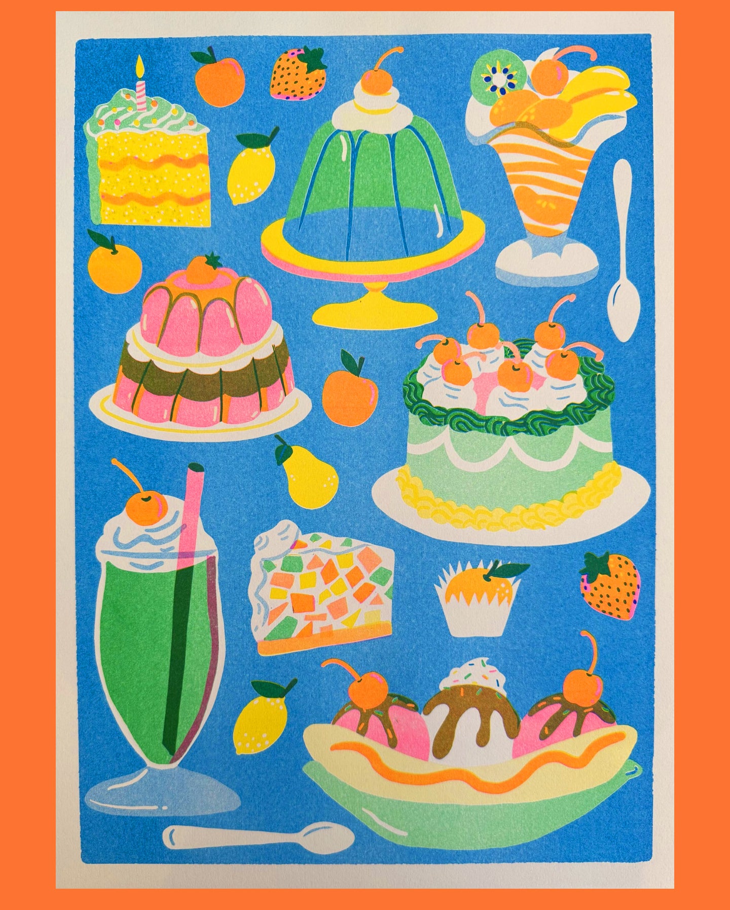 Sweets Riso Print – Naomi Wilkinson