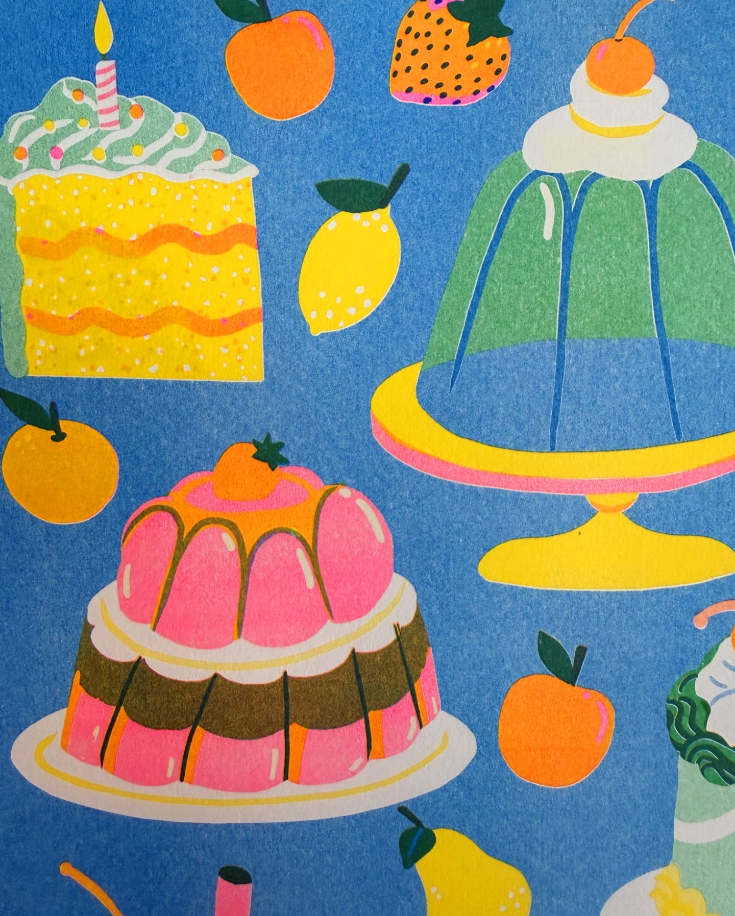 Sweets Riso Print