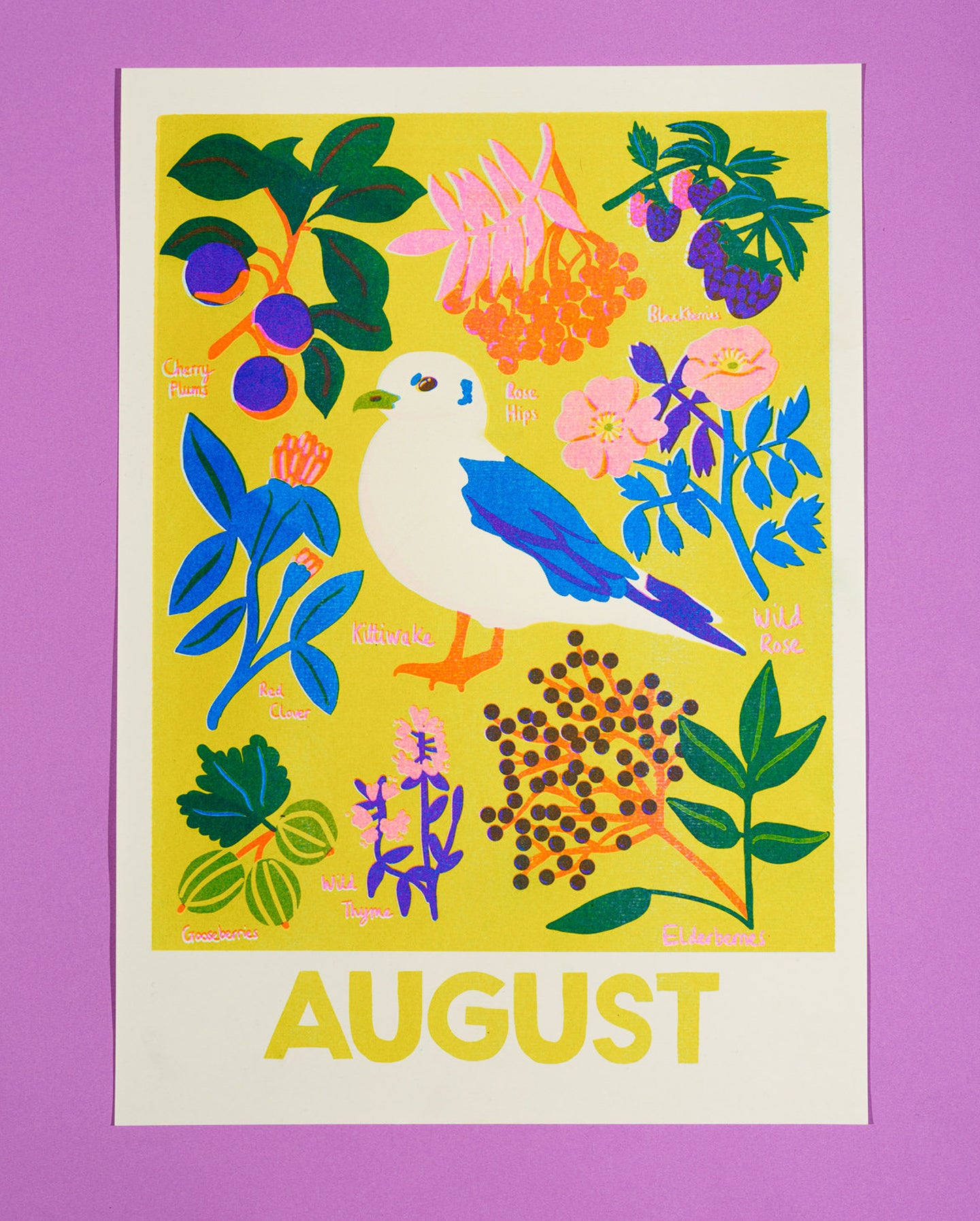 August Forage Print