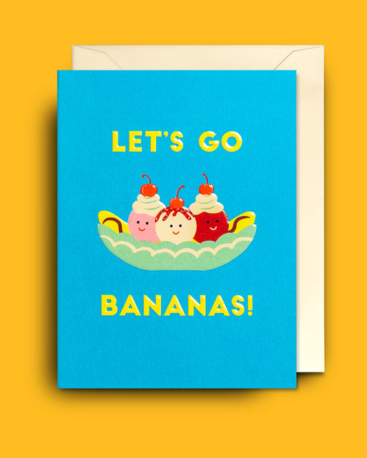 Banana Split Mini Card