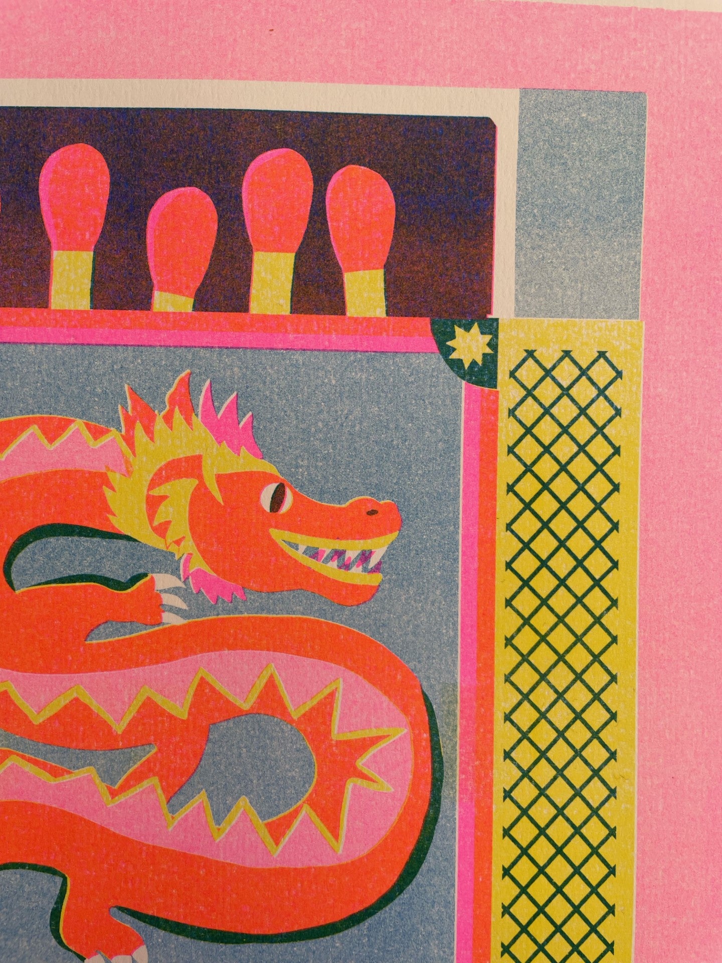 Dragon Matchbox Print