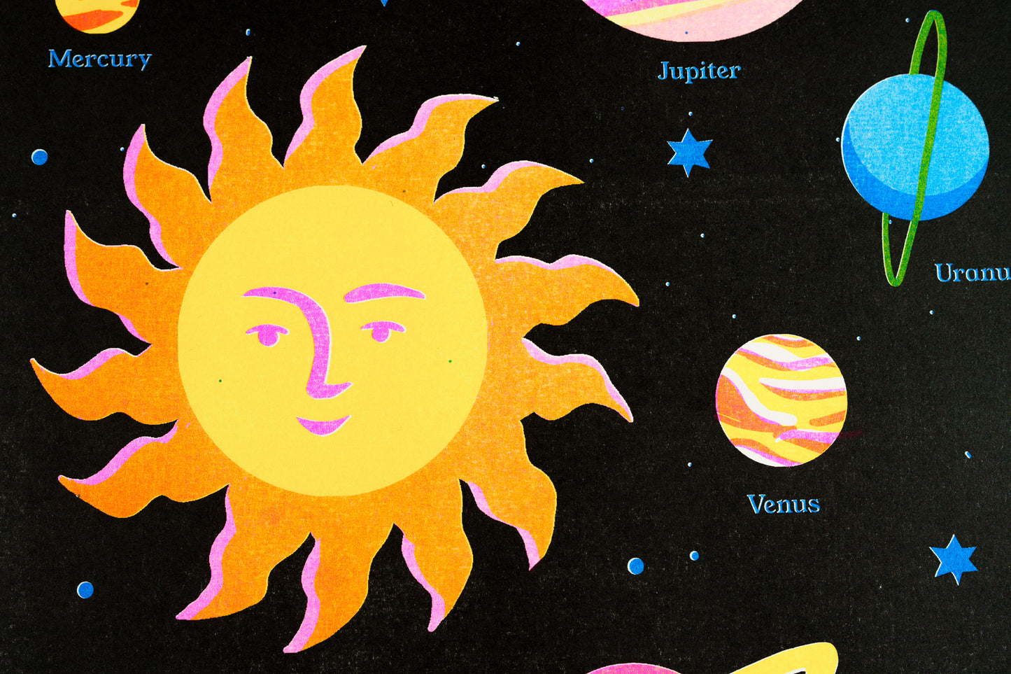 Solar System Risograph