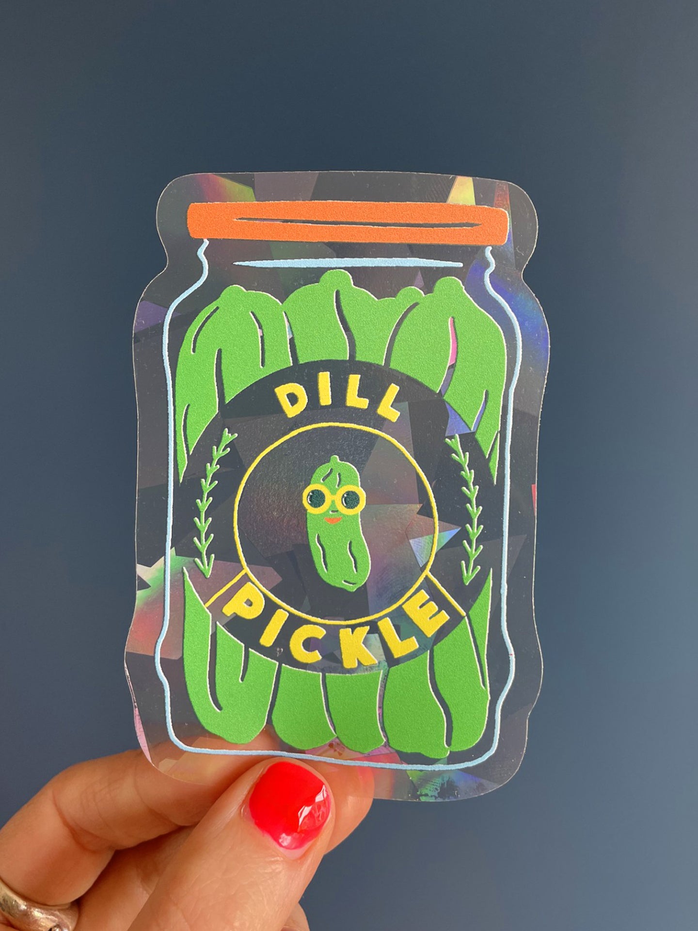 Pickle Jar Sun Catcher