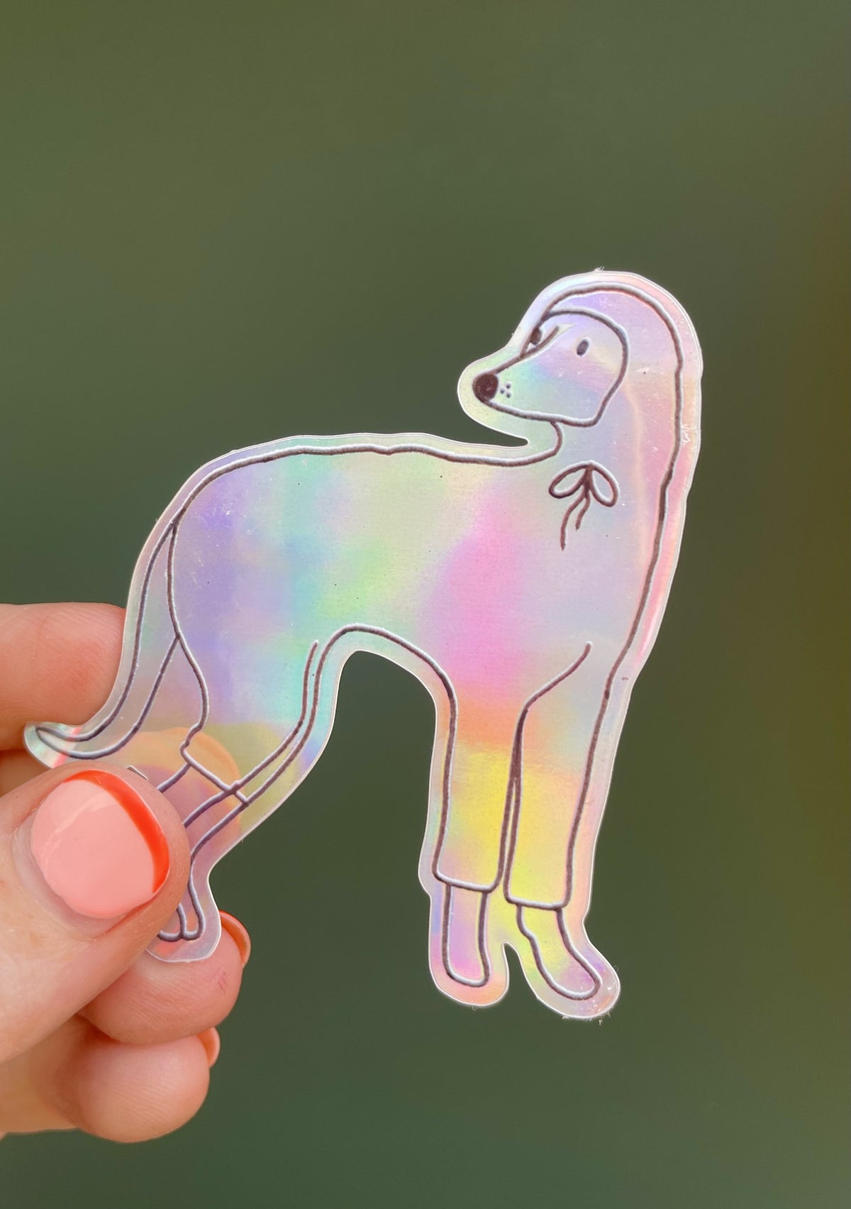 Whippet Sticker – Naomi Wilkinson
