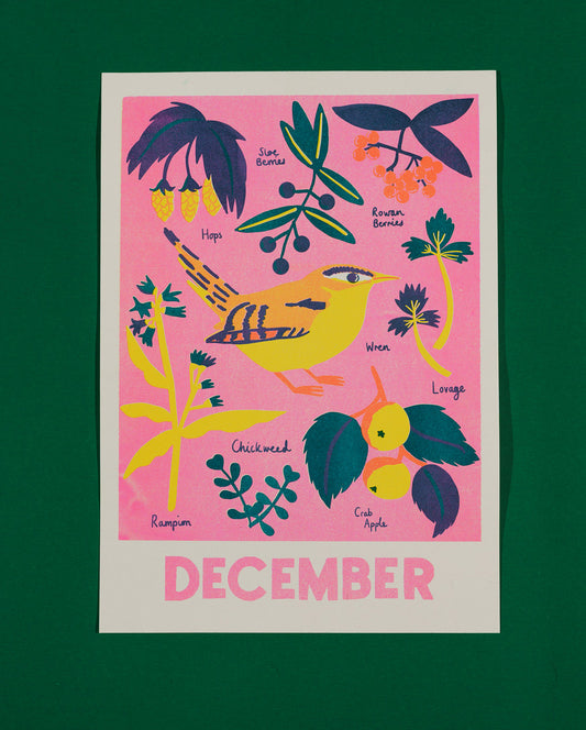 December Forage Print