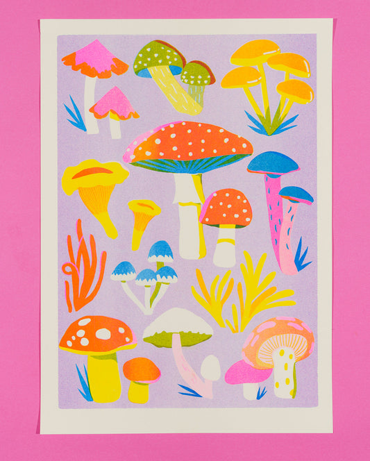 Mushroom print