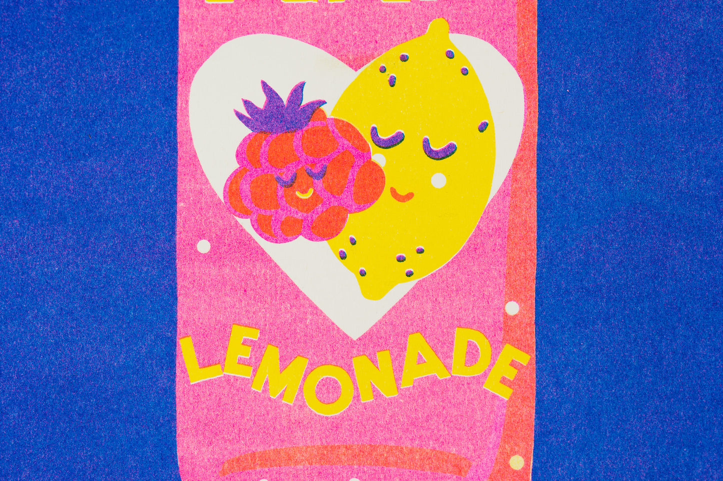 Pink Lemonade Riso Print