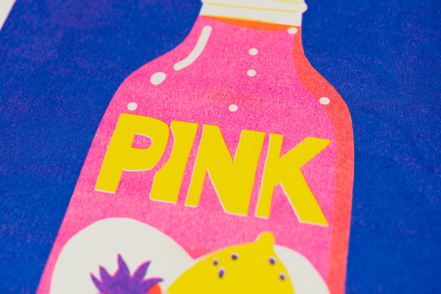 Pink Lemonade Riso Print